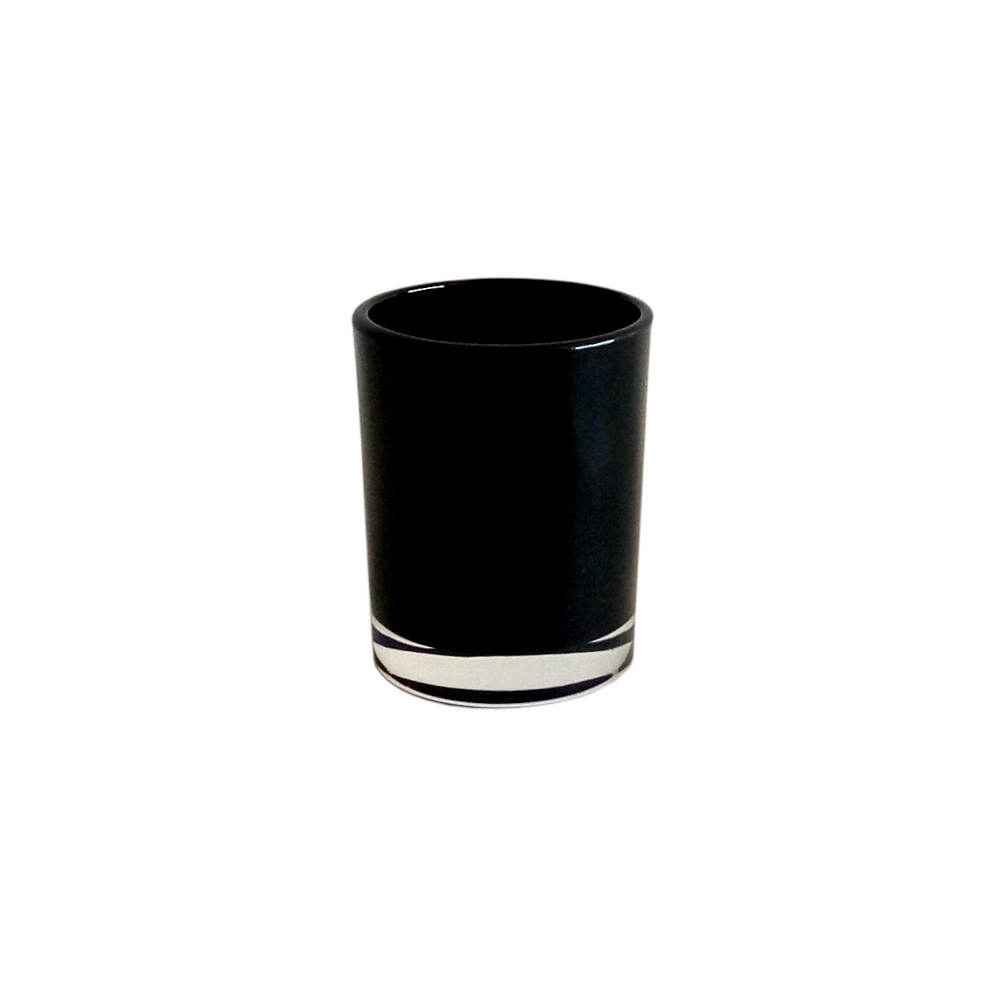 Opaque Black Votive Candle Holder